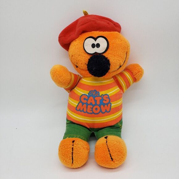 Vintage 1981 Heathcliff Plush Doll The Cats Meow Knickerbocker plus vintage book - Picture 6 of 12